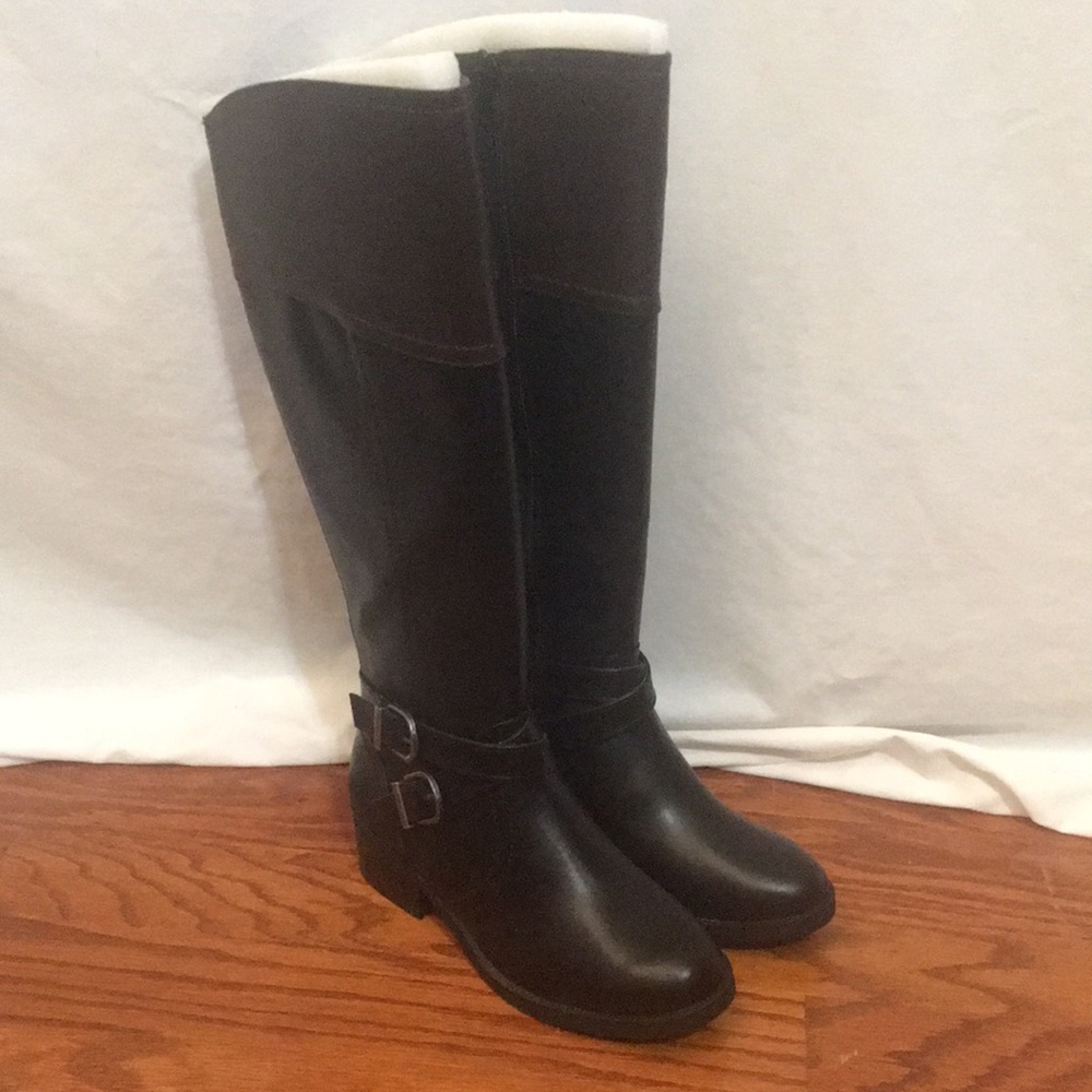 🌈NEW Never Worn Toetos Black with Brown Boots
